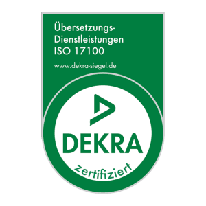 dekra uebersetzungsdiensleistung iso 17100